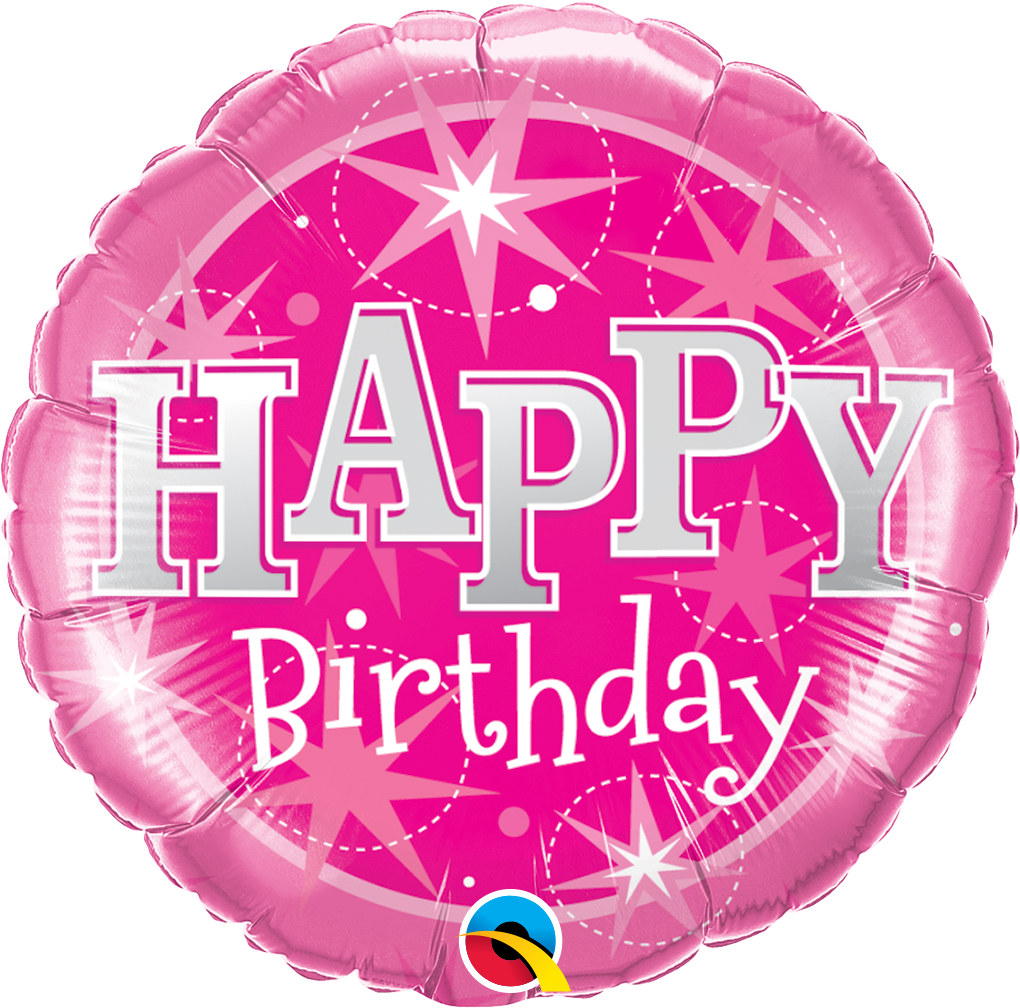 Happy Birthday - Pink Sparkle