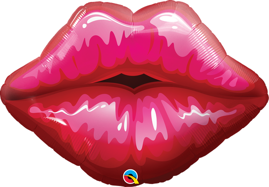Big Red Kissey Lips - SuperShape