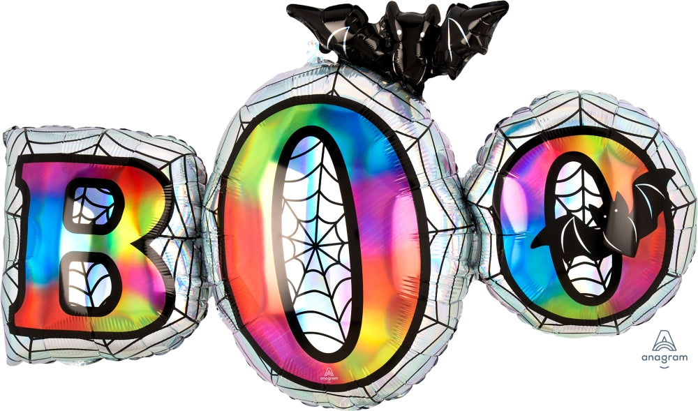 Holographic Boo - SuperShape – Inflate Balloons