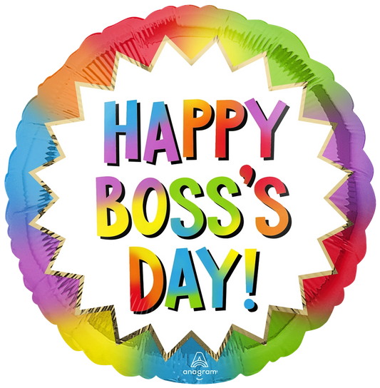 Colorful Boss's Day Burst
