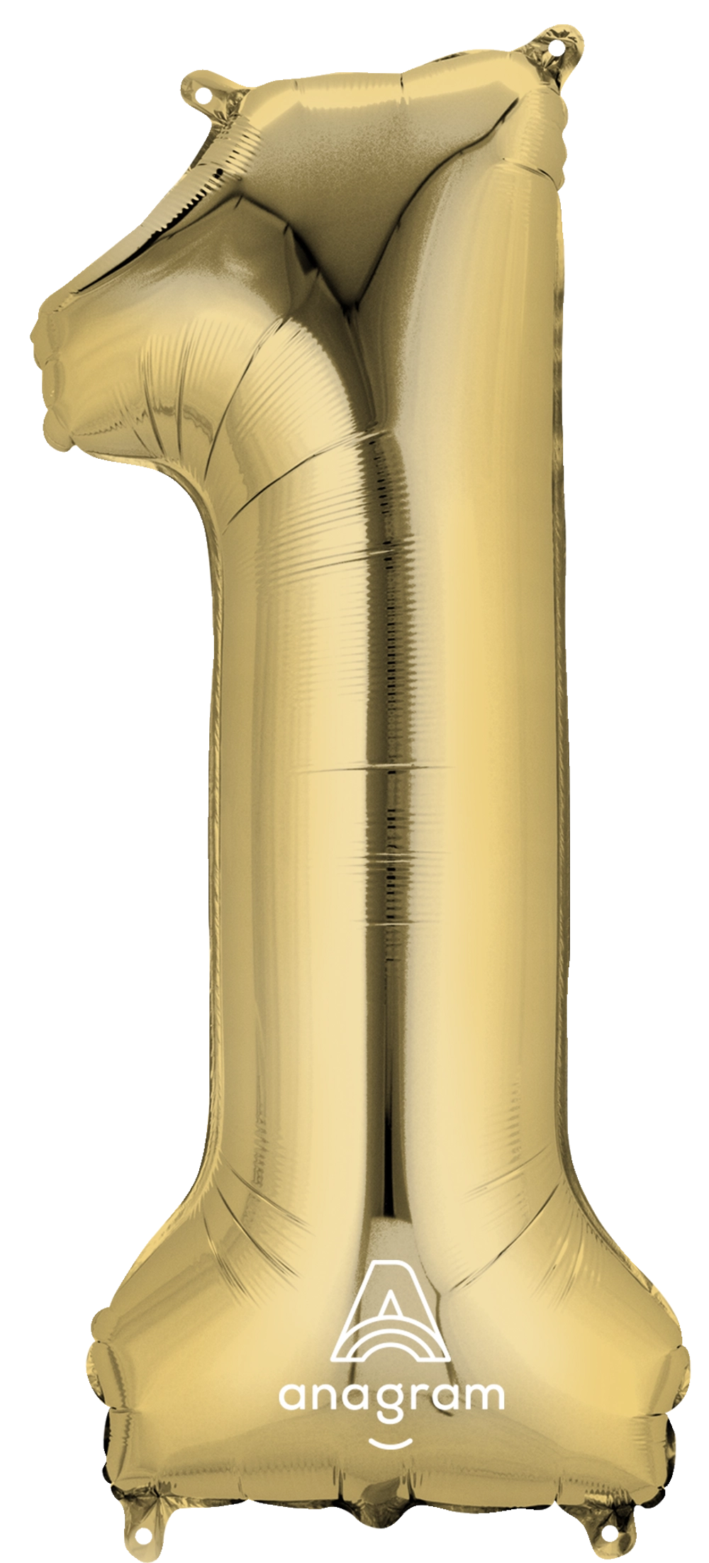 Large White Gold Numbers – Inflate Balloons