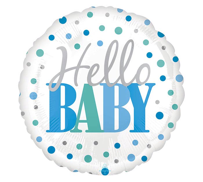 Hello Baby Blue Dot
