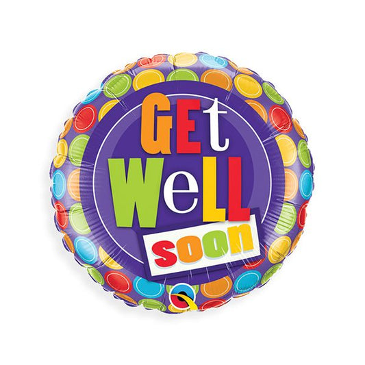 Get Well Soon - Dots Circle