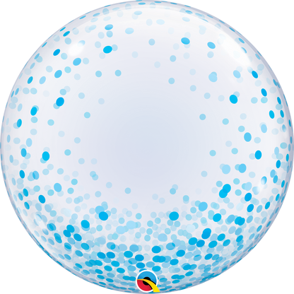 Blue ‘N’ Gold Birthday Bubble Bouquet