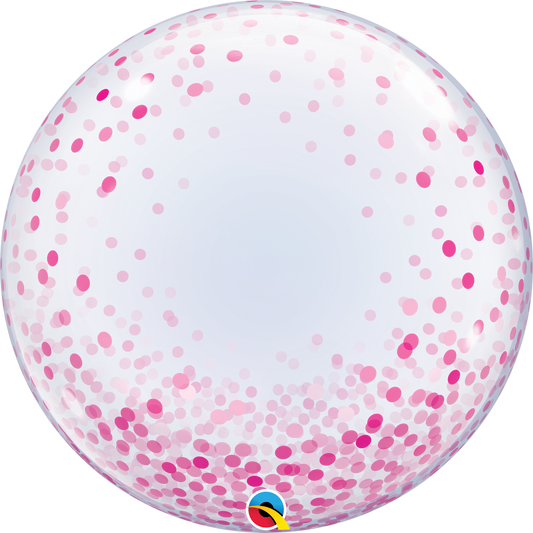 Bubble - Pink Confetti Dots