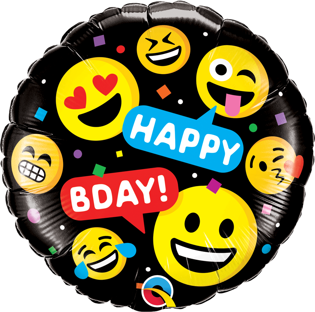 Happy Birthday - Emoji Faces