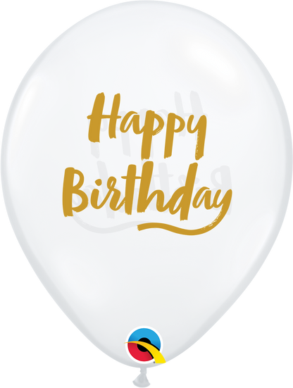 Blue ‘N’ Gold Birthday Bubble Bouquet