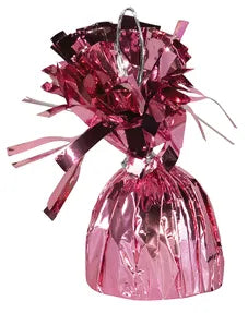 Pink Foil Fringe Balloon Weight