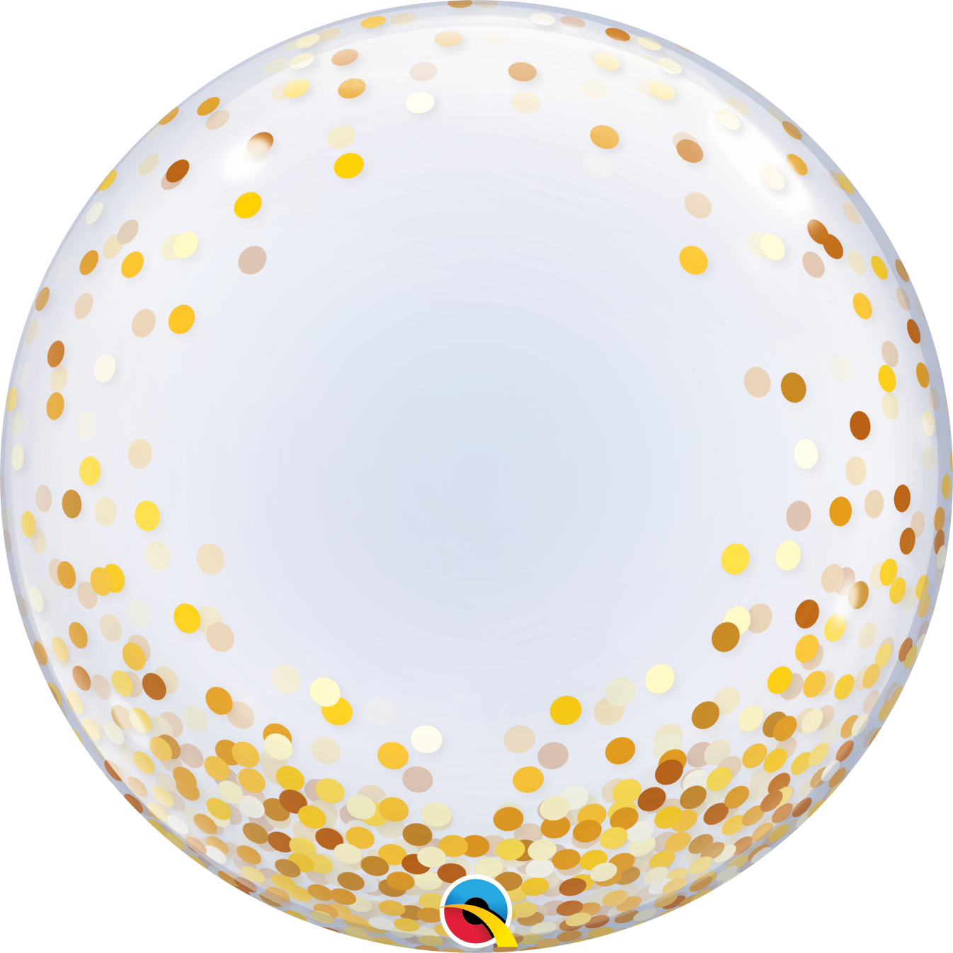Bubble - Gold Confetti Dots