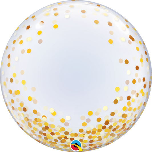 Bubble - Gold Confetti Dots