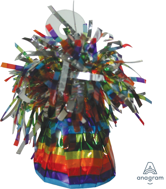 Rainbow Foil Fringe Balloon Weight