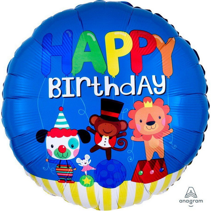 Happy Birthday - Circus Blue