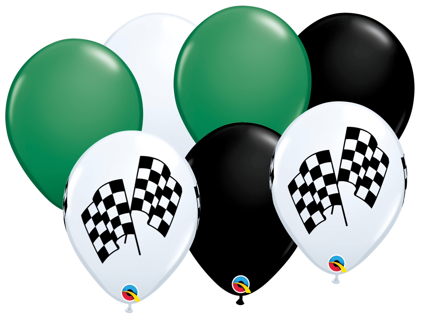 Latex - Checkered Flag Bunch