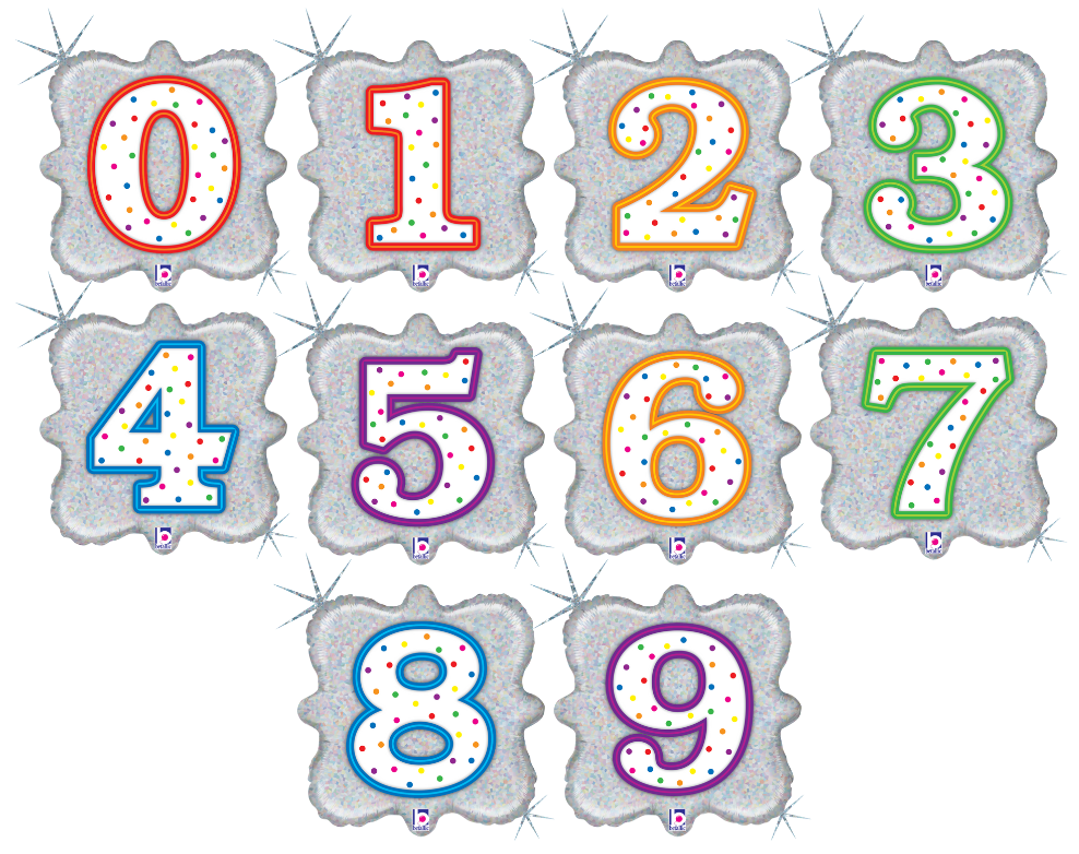 Numbers - Candle Shape