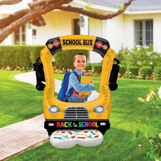 School Bus Photo Frame- Airloonz