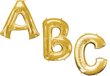 Large Gold Letters