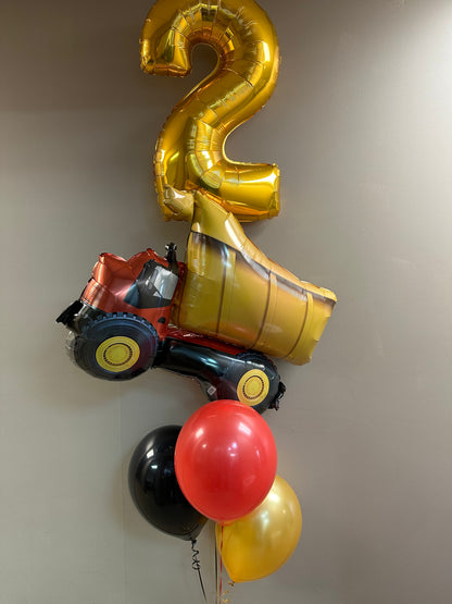 32" Dump Truck SuperShape Foil Balloon