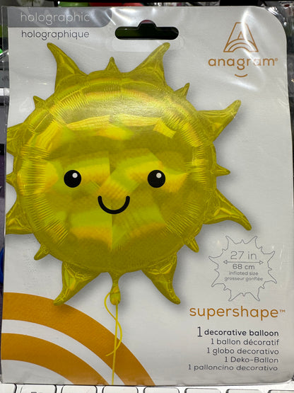 Iridescent Sunshine Face - SuperShape