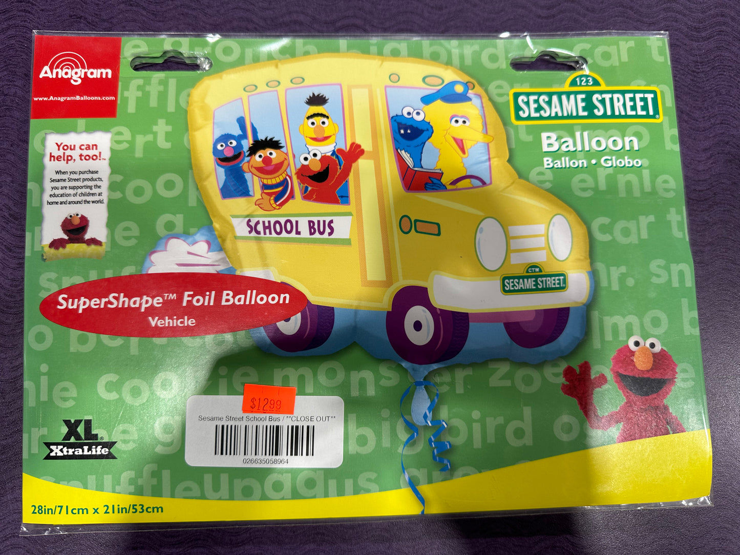 Sesame Street School Bus