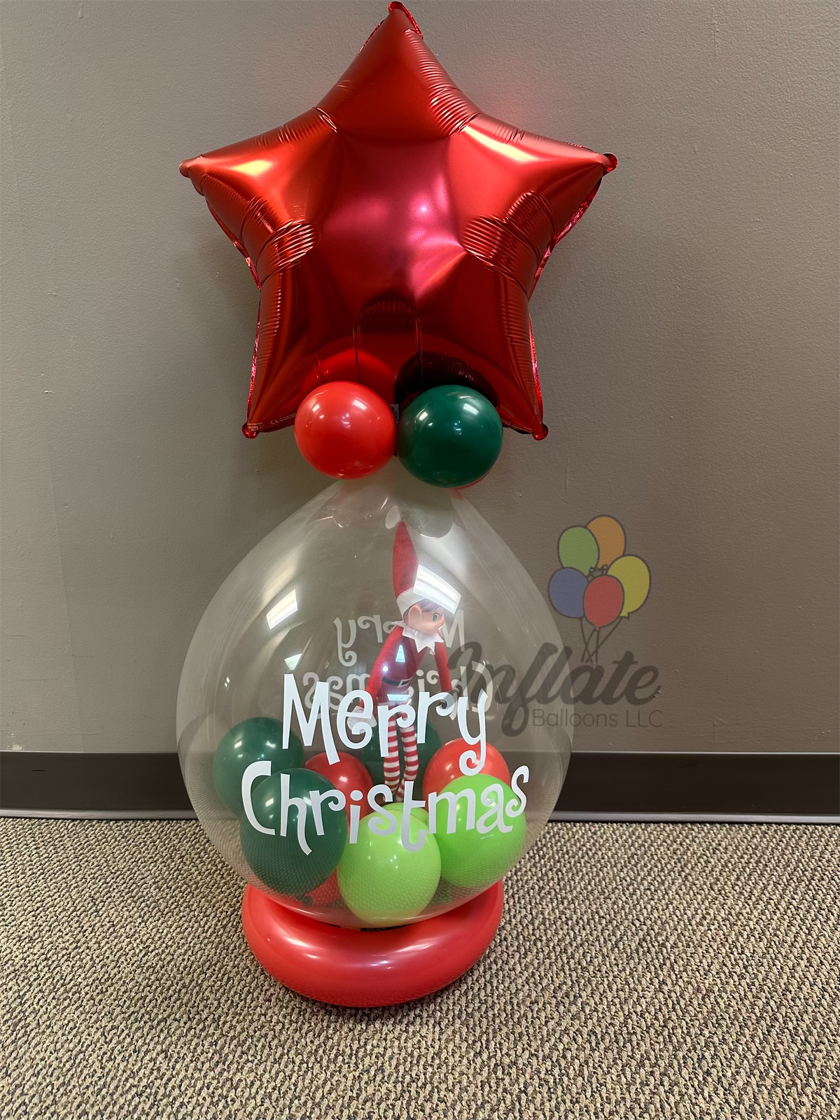 Christmas Elf - Stuffed Balloon