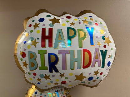 Gold Satin Birthday Bouquet