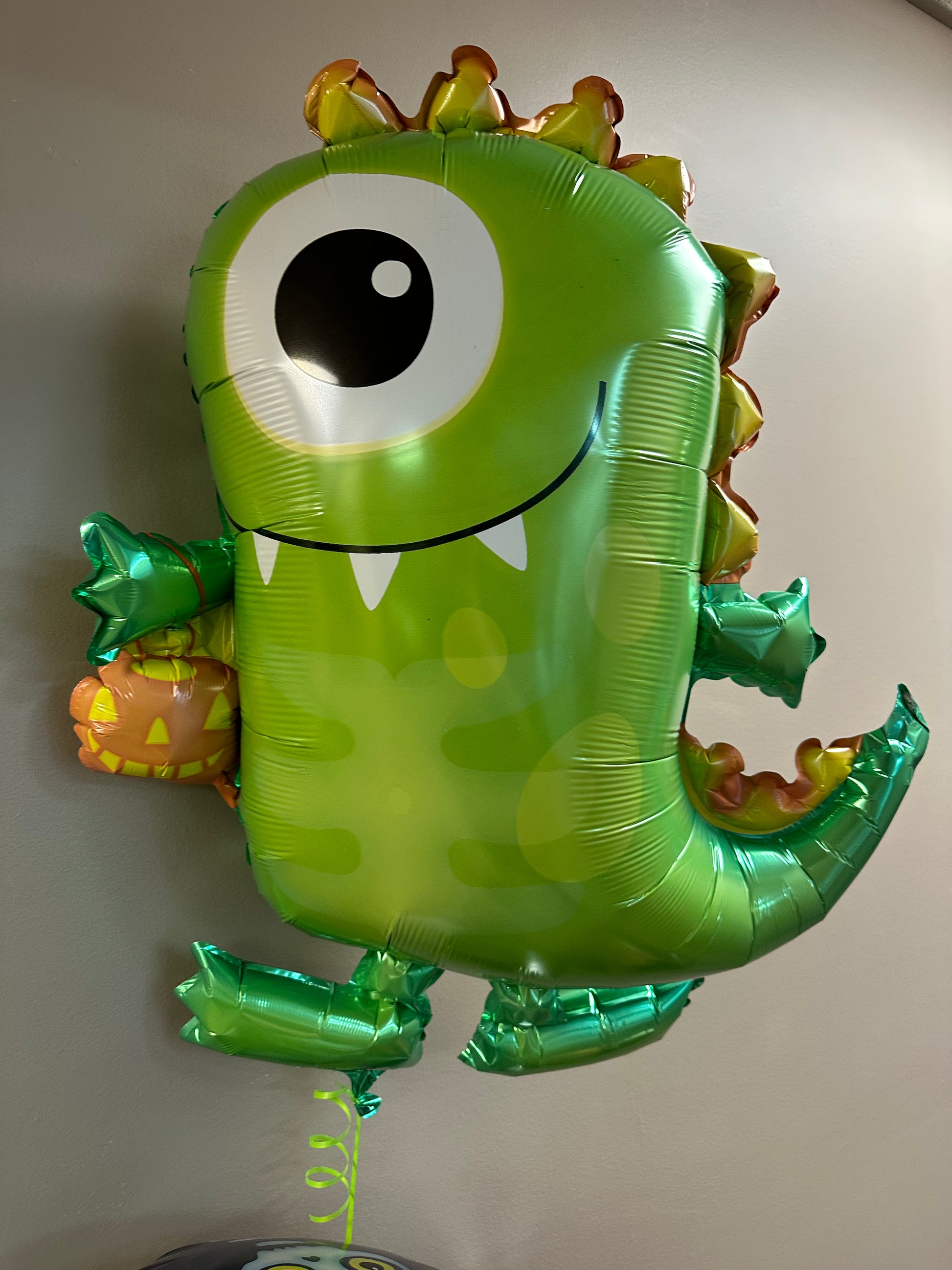monsters inc balloon Green Little Monster! Airwalker Balloon! 30" Mylar Balloon