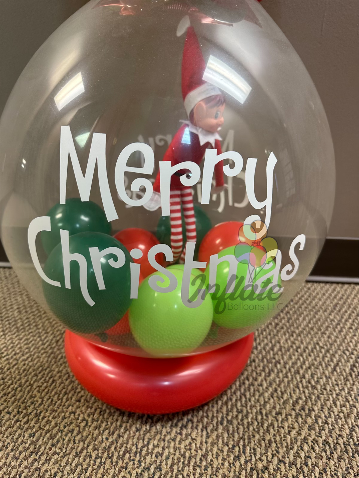 Christmas Elf - Stuffed Balloon